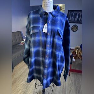 Red Head Brand Co. Lined Flannel Shirt Jacket Mens size 3X
